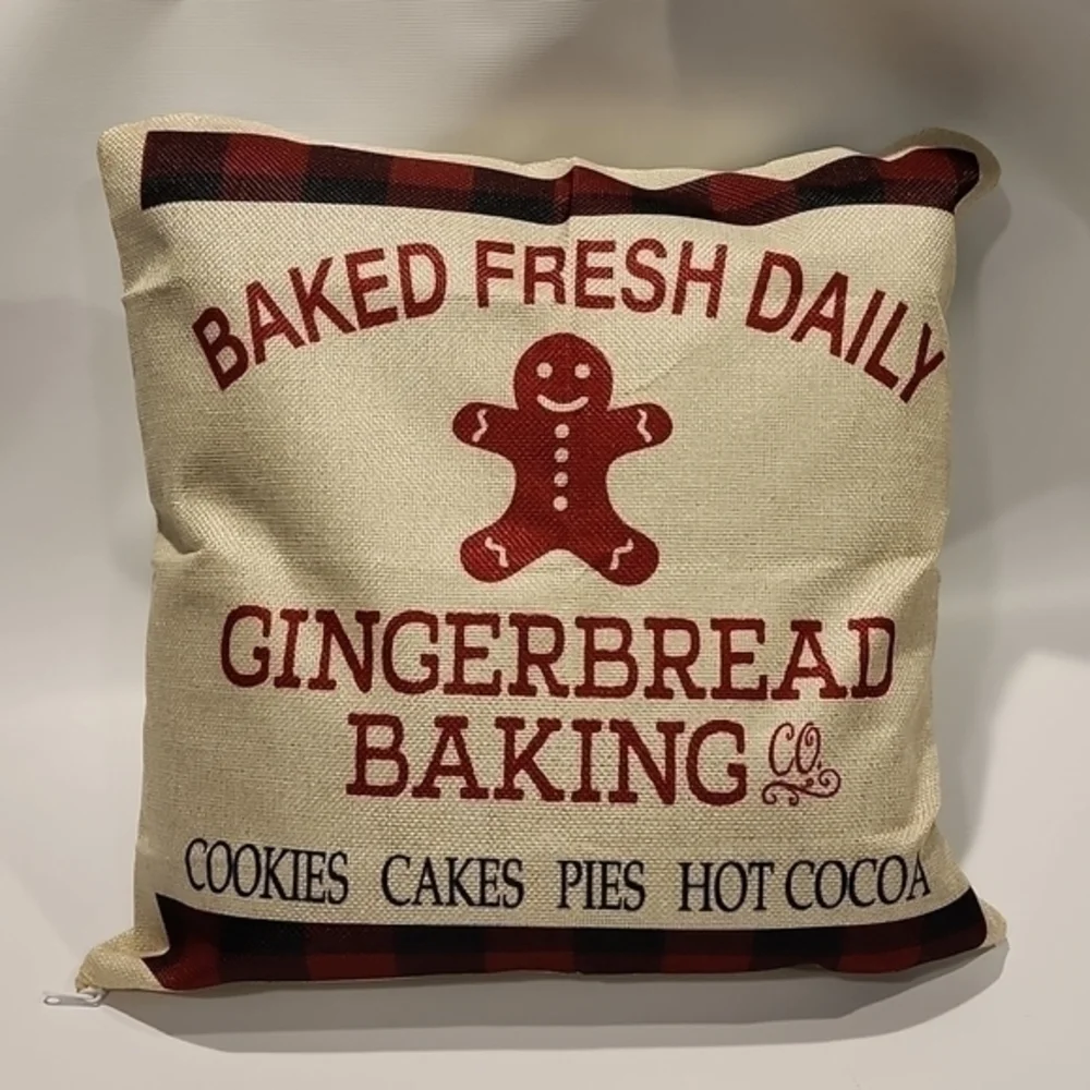 Pillow Covers Holiday Baking Theme Accent Covers Set of 2 NWOT‎